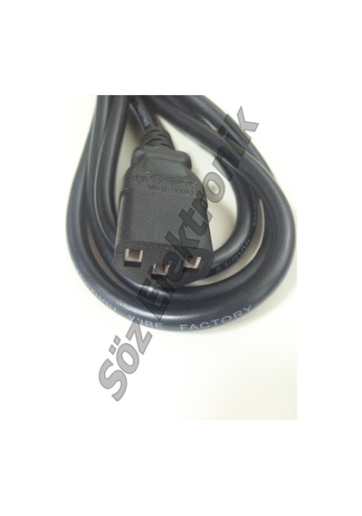 İsveç Power Kablo 3X0.75 1.8 Mt 1 Paket 5'Li