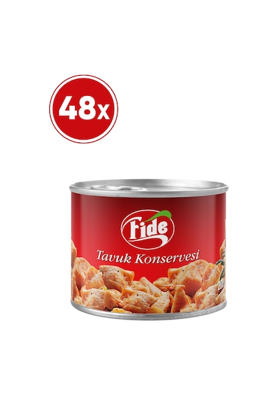 Fide Tavuk Konservesi 48 x 200 G