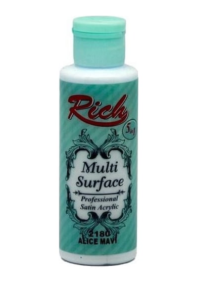 Rich Multi Akrilik Boya 2180 Alıce Mavi 120 Cc