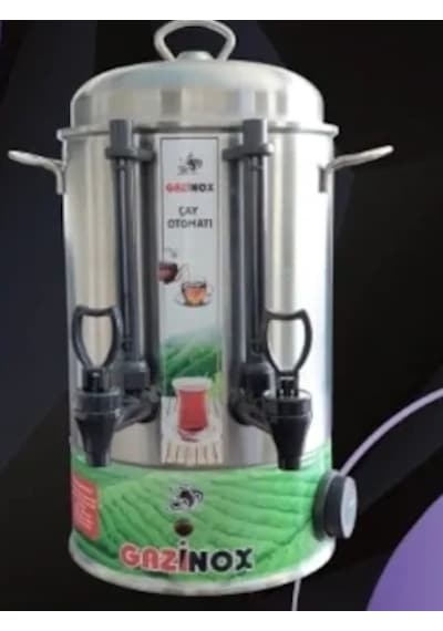 Gazinox 80 Bardak Elektrikli Çay Semaveri Inox