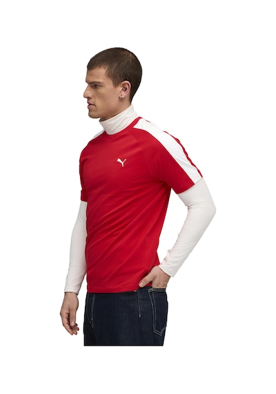 Puma T7 Erkek Kırmızı Günlük Stil T-shirt 62959211 Kırmızı