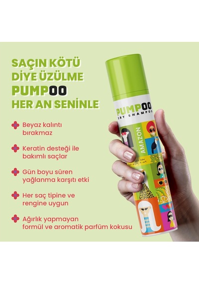 Pumpoo Dry Shampoo - Amazon Sku: Smg8690010448842