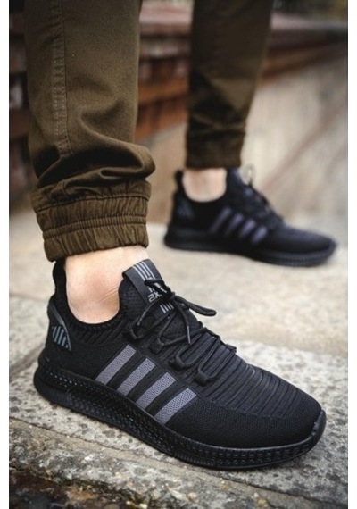 Ald Şerit Detaylı Kalın Taban Erkek Sneaker