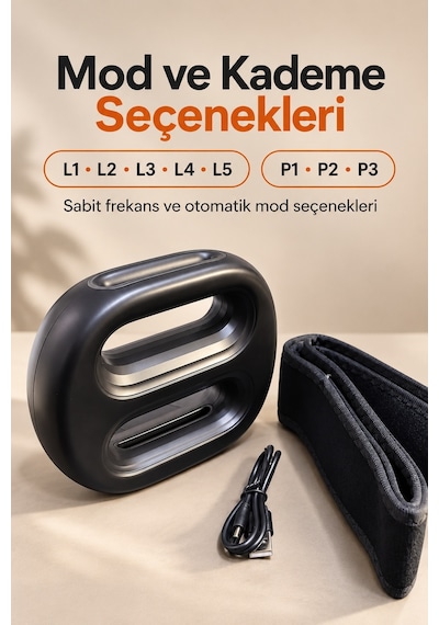 Sabit Frekans Ve Otomatik Modlu Isıtmalı Masaj Aleti