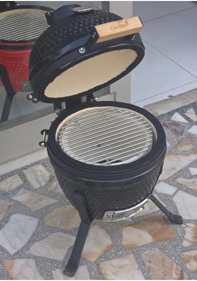 Chefden Prime 13 Seramik Kömürlü Siyah Barbekü