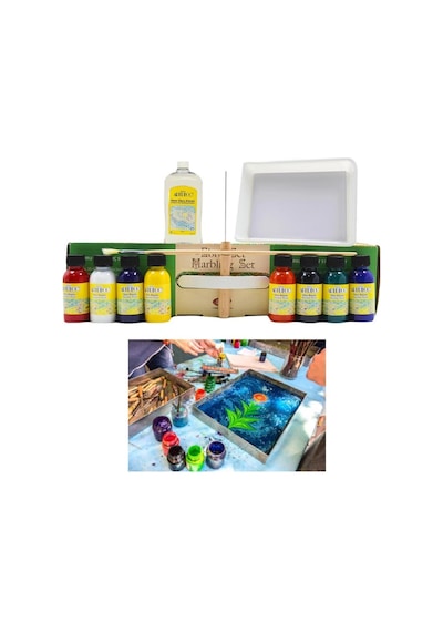 Artdeco Ebru Başlangıç Seti 8 Renk 30 Ml Damlalıksız