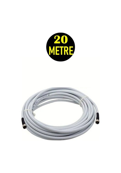 Usin RG6 U4 Full HD 3D 4K Anten TV Çanak Uydu LNB Kablosu 20 M