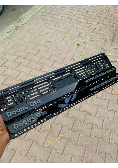 3d Yazılı Plakalık Kişiye Özel