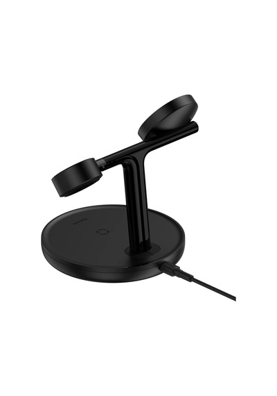 Swan 3 İn 1 20w Wireless Şarj Özellikli Stant-siyah Çok Renkli