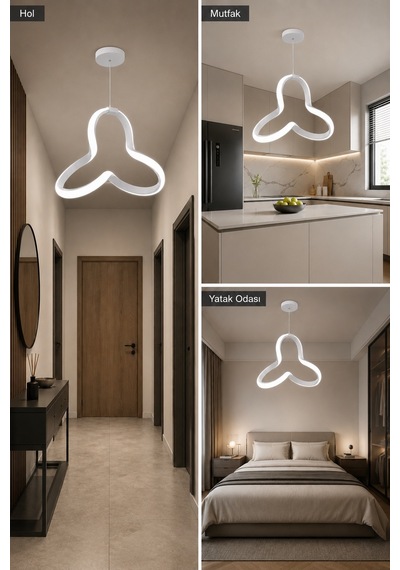 Cevina Led Sarkıt Avize Beyaz Işık
