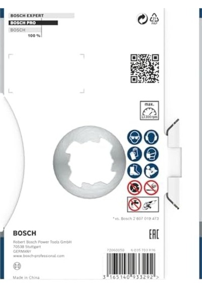 X-lock Aksesuarları, Disk, Gri, 115 Mm, 1 Adet
