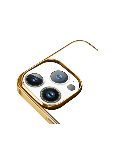 Ally İphone 13 Pro Max 6.7inç Magsafe Uyumlu Renkli Kenar Silikon Kılıf- 5775 Beyaz