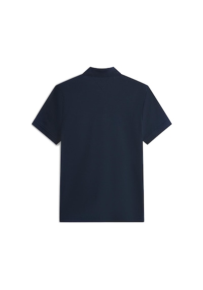 Tommy Hilfiger Erkek Kilitli Fermuarlı Regular Lacivert Polo Yaka T-shirt-13545 Lacivert