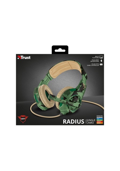 Trust GXT 310C Radius Junle Kulak Üstü Oyuncu Kulaklığı