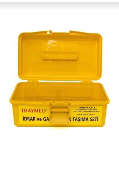 Traymed 16 Adet Gaita Örnek Taşıma Seti- Sarı