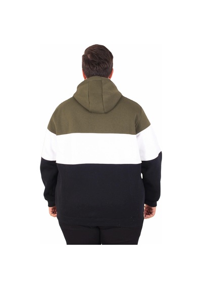 Moc Grande Mocgrande Büyük Beden Kapüşonlu 3ip Sweat Mg 25725 Hakı Haki