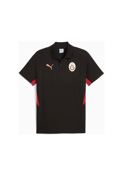 Puma Galatasaraygsk Evostrıpe Polo Erkek Polo T-shirt Siyah