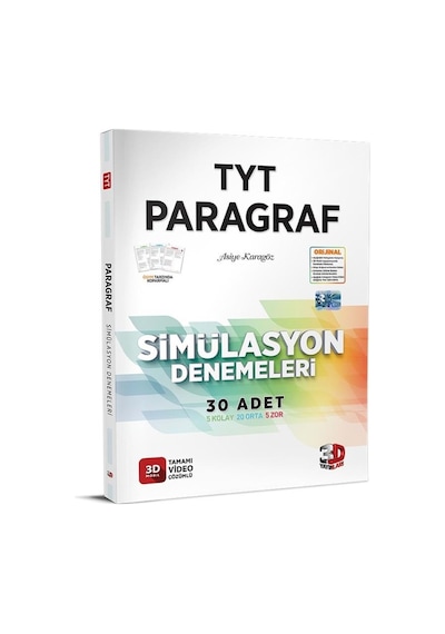 2023 TYT Paragraf Simülasyon Denemeleri -  3D Yayınları