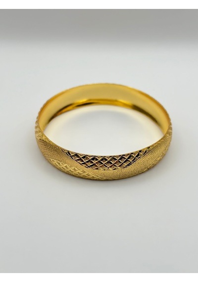 Arnes Jewelry Çelik Altın Kaplama Bilezik Ar509nes Gold