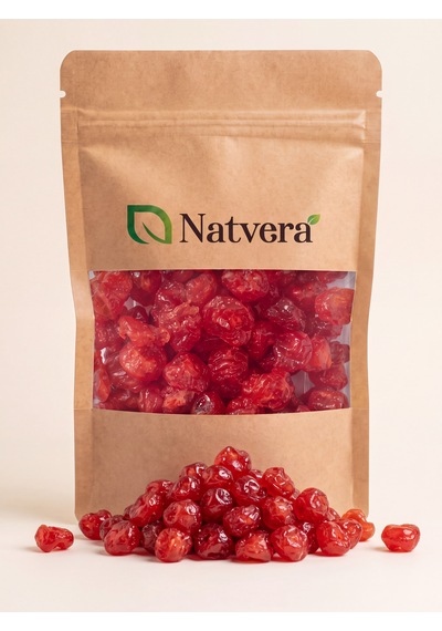 Natvera Tatlandırılmış Kiraz Kurusu 500 G Kilitli Kraft Paket
