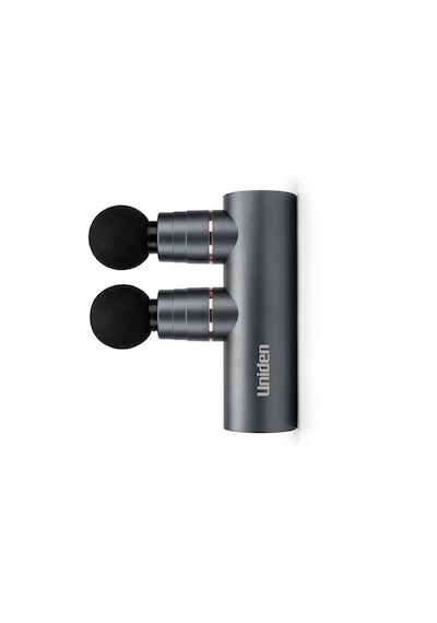 Uniden X120 Çift Başlı 60watt Mini Çantalı Masaj Tabancası Masaj Aleti Siyah
