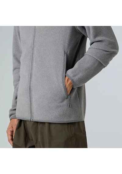 The North Face Glacier Tam Boy Erkek Fermuarlı Polar Ceket Nf0a8d0rcqı1 Gri