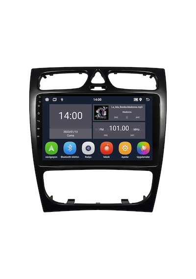 Mercedes C Serisi W203 Android Multimedya Sistemi 2002-2004 Crv-4839xd 9"