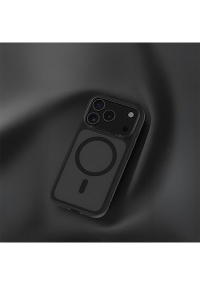 Apple Uyumlu iPhone 17 Kılıf M-safe Şarj Özellikli Benks Mist Protective Kapak Siyah