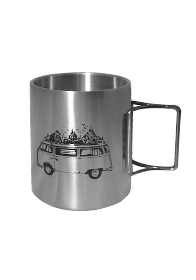 Orcamp Çelik Kupa Bardak Karavan Model 2 Out-1800 Gri