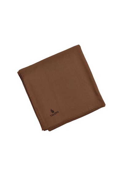 Mim Eşarp Mısırlı Eşarpları Medine Ipeği Büyük Boy Eşarp 110x110 Cm Taba