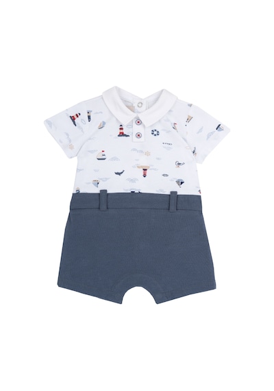 Chicco Tulum - Yarım Kol 09051363000000 000028 Dark Lıght Blue Mavi