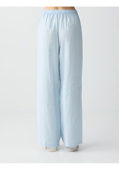 Jimmy Key Mavi Cep Detaylı Beli Lastikli Normal Bel Dokuma Pantolon 6sw185654400