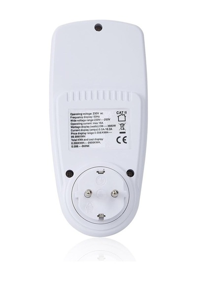 Ayrex Enerji Maliyeti Ölçüm Cihazı, Eletecpro Akım Tüketimi Sayacı, Güç Ölçüm Aleti, Ölçüm Çıkış Soke