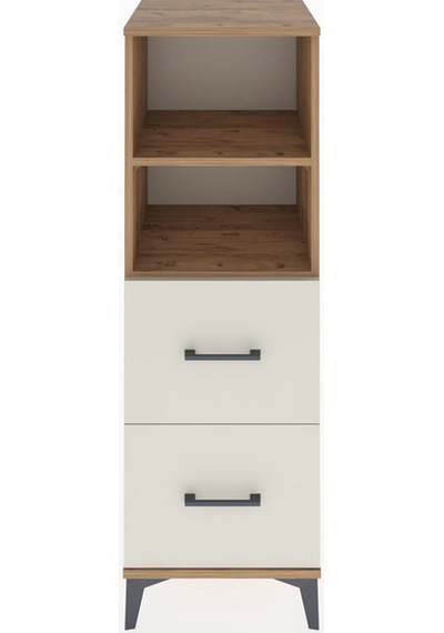 Hyperion Dolap 2 Raflı 2 Çekmeceli 44x44x134 Çam-aytaşı Çam