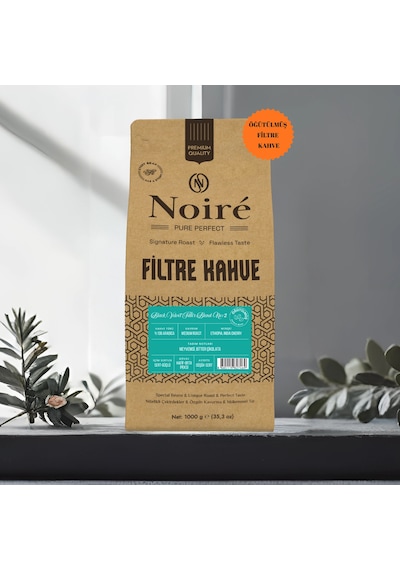 Noire Black Velvet Filter Blend 2 1000g %100 Arabica Blend Öğütülmüş Çekirdek Kahve