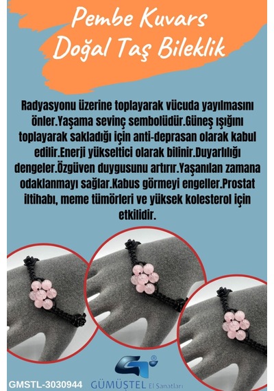 Gümüştel El Sanatları Pembe Kuvars Doğal Taş Bileklik Asansörlü Kilit Sistemi Aaa Kalite El Yapımı Bileklik 6mm Çok Renkli Gümüştel El Sanatları Pembe Kuvars Doğal Taş Bileklik Asansörlü Kilit Sistemi Aaa Kalite El Yapımı Bileklik 6mm Çok Renkli