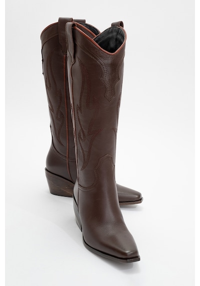 Luvishoes Luvi Shoes Pietro Kahverengi Cilt Hakiki Deri Kadın Western Çizme Kahverengi Deri Luvishoes Luvi Shoes Pietro Kahverengi Cilt Hakiki Deri Kadın Western Çizme Kahverengi Deri