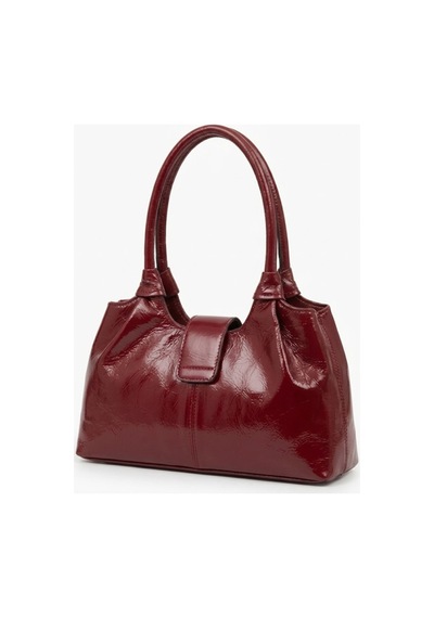 Levano Leather Premium Hakiki Dana Derisi Kadın Omuz Çantası Bordo