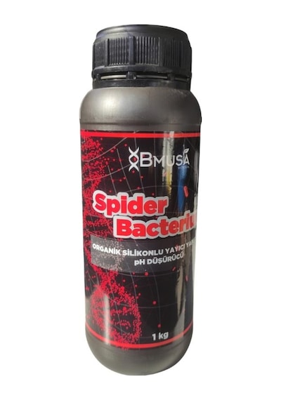 Bmusa Mikrobiyal Gübreleri Ve Spider Bacterium Organik Silikon Yayıcı Yapıştırıcı Set 5