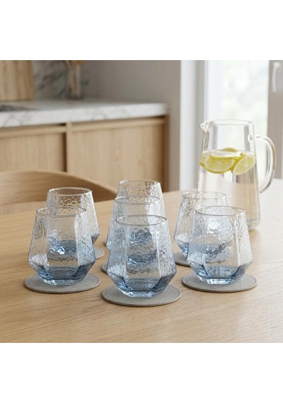 6 Adet Cam Bardak Seti - Sade Ve Modern Tasarımlı, Ekstra Berrak Su, 6'lı Meşrubat Ve Kahve Bardağı Takımı 310 Ml Çok Renkli 6 Adet Cam Bardak Seti - Sade Ve Modern Tasarımlı, Ekstra Berrak Su, 6'lı Meşrubat Ve Kahve Bardağı Takımı 310 Ml Çok Renkli
