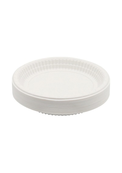 Plastik Tabak Kullan At Tabak 500'lü 17 Cm Beyaz Plastik Tabak Beyaz