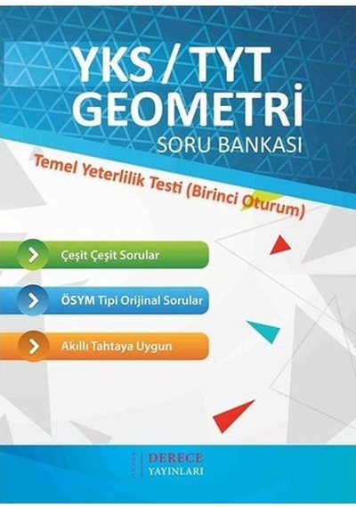 Derece Yayınları Yks 1. Oturum Tyt Geometri Soru Bankası