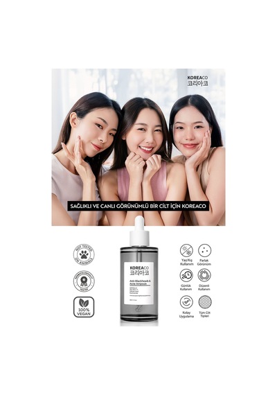 Koreaco Sivilce Blackheads Akne ve Siyah Nokta Karşıtı Süper Serum 50ml