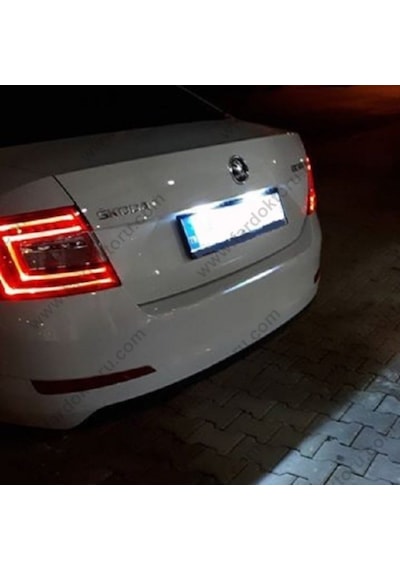 Fardoktoru Skoda Octavia Ii Led Plaka Ampulü Dekoder Seti