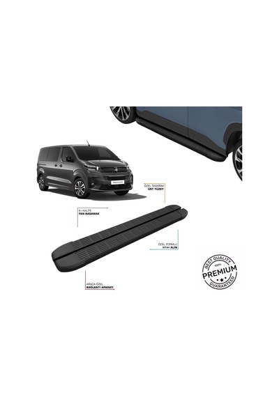 Cıtroen Space Tourer Uzun Şase 2024 2025 2026 Sln Siyah Yan Basamak