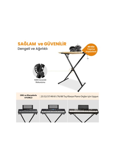 Larkin Ks10x Klavye Org Standı Sehpası