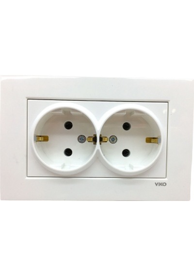 Viko Karre 2li Topraklı Priz 9096 7056 5332