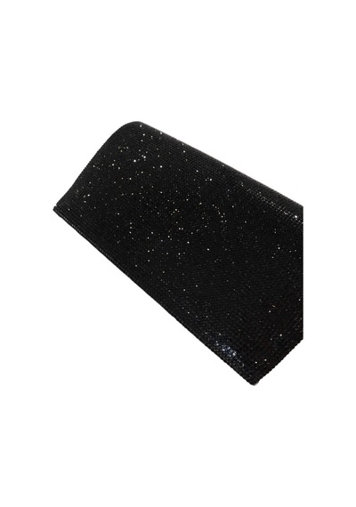 Keeba Taşlı Siyah Abiye Çanta Clutch Siyah Taşlı Gece Çantası Abiye Çanta Siyah Siyah Abiye Çantası