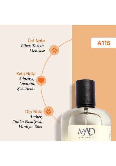 Mad A115 Selective 100 Ml Erkek Parfüm Oryantal