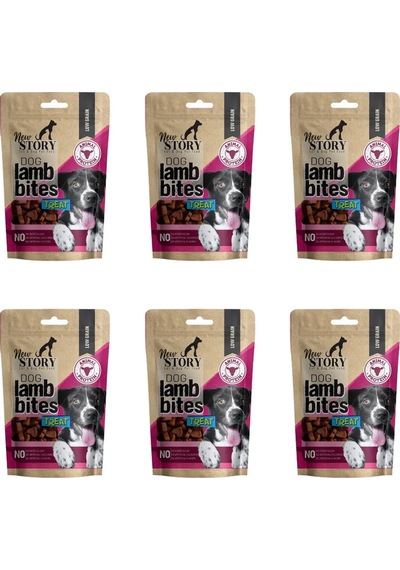 Dog Lamb Bites 6x80gr. Kuzu Etli, Köpek Ödül Maması